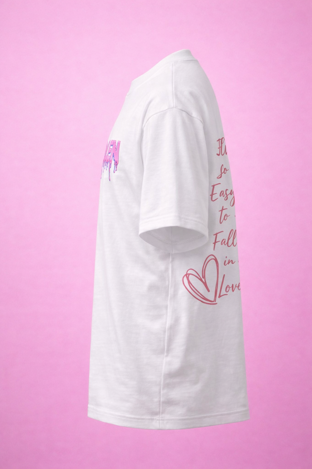 Fallen Tee — Oversized White T-Shirt