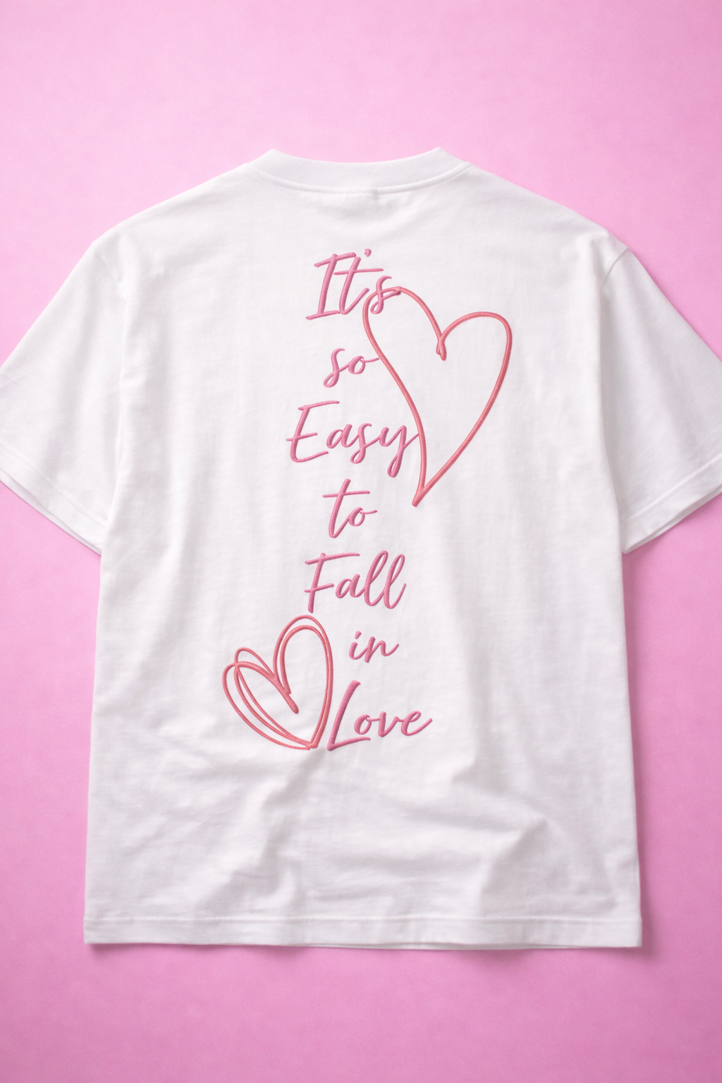 Fallen Tee — Oversized White T-Shirt
